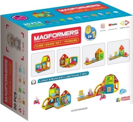 magnetičke konstrukcijske kocke cube house pingvin