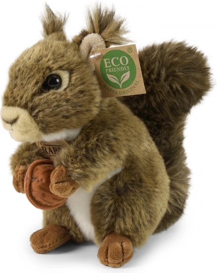 Plišana vjeverica s oraščićem 17 cm eco friendly