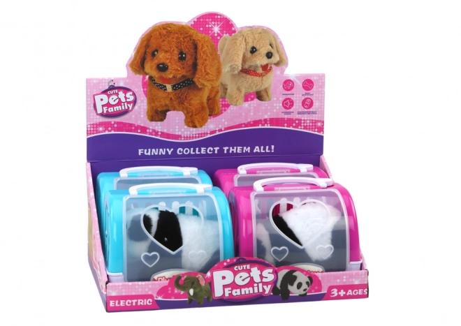 Plišana interaktivna panda u boji Transporter Pink Blue