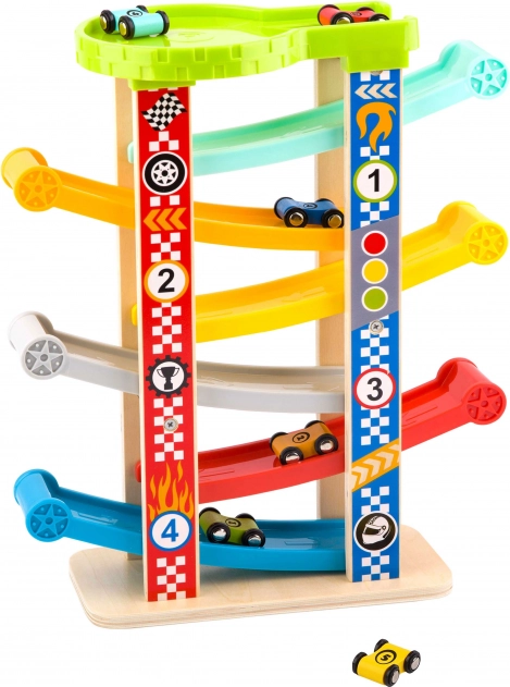 Tooky Toy Šarena staza za autiće