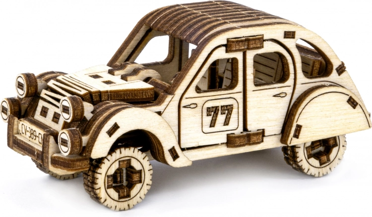 Drvene 3D puzzle – reli auto za sastavljanje