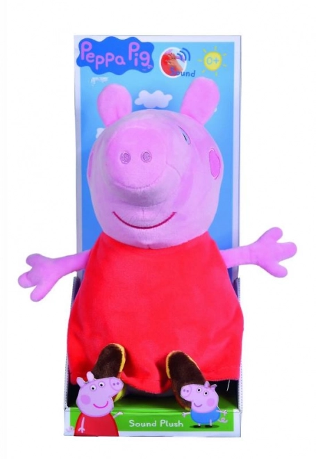 Plišana Svinjica Peppa Pig sa zvukom, 22 cm