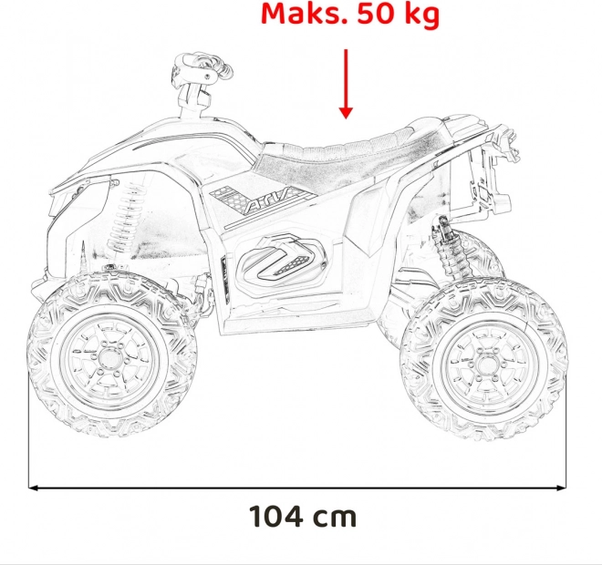Četverokota Fast Wheel – Plava