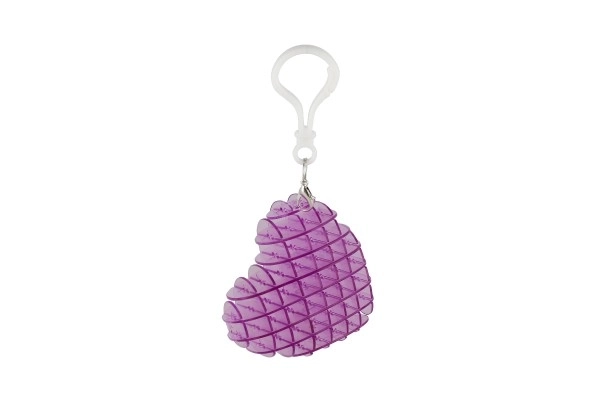 Privjesak fidget srce mijenjajući oblik antistres plastični 6cm 4 boje u kutiji 6x6,5cm 24kom u kutiji