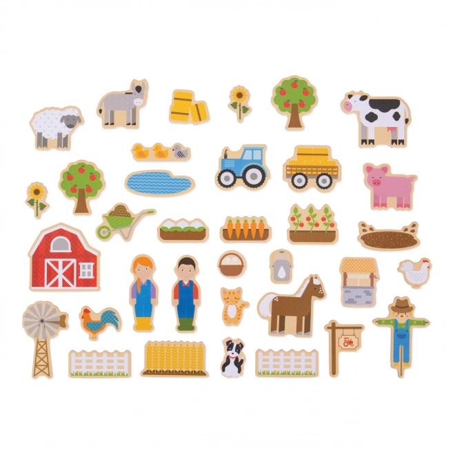Bigjigs Toys Magneti farma