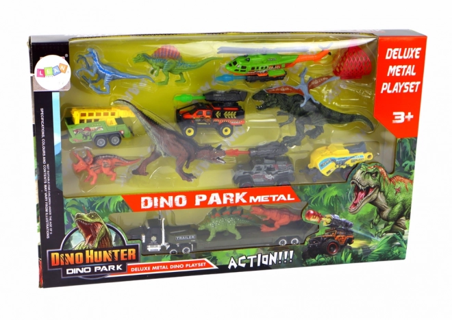 Set Vozila Veliki Helikopter Dinosauri 8 kom.