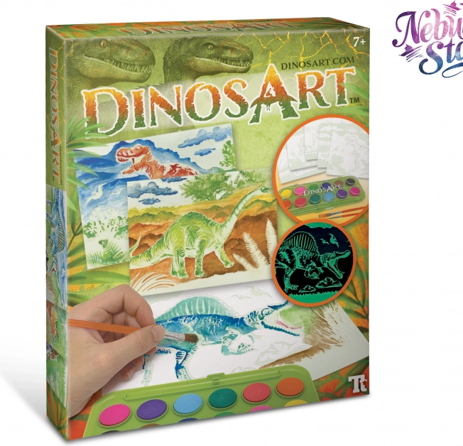 Nebulous Stars Dinosauri Čarobni akvarel