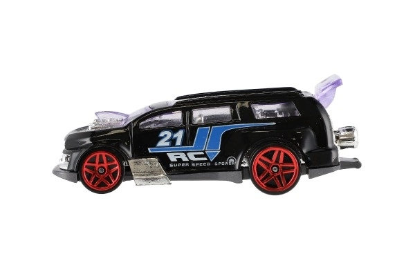 Auto utrke 6kom metal/plastik 8cm slobodna vožnja u kutiji 10,5x27,5x4cm