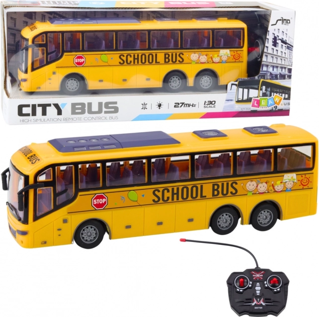 Natjecateljski žuti školski autobus RC 1:30 s daljinskim upravljanjem