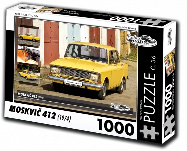 Slagalica Retro-auta Moskvich 412 (1974) 1000 dijelova