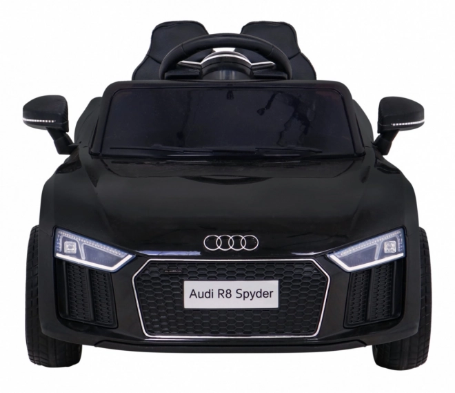 Audi R8 crni električni autić s daljinskim upravljanjem, EVA kotačima, sporim startom i MP3 LED