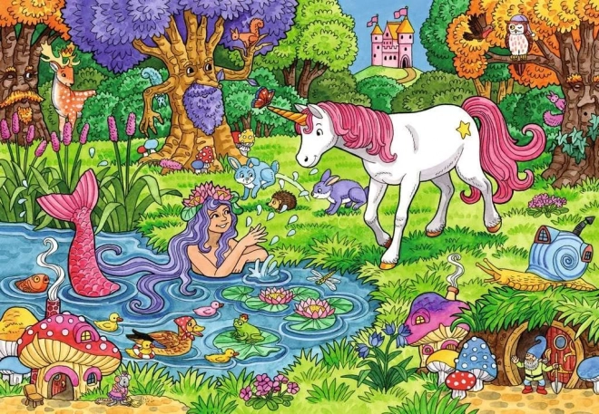 Ravensburger puzzle Čarobna šuma 2x24 komada