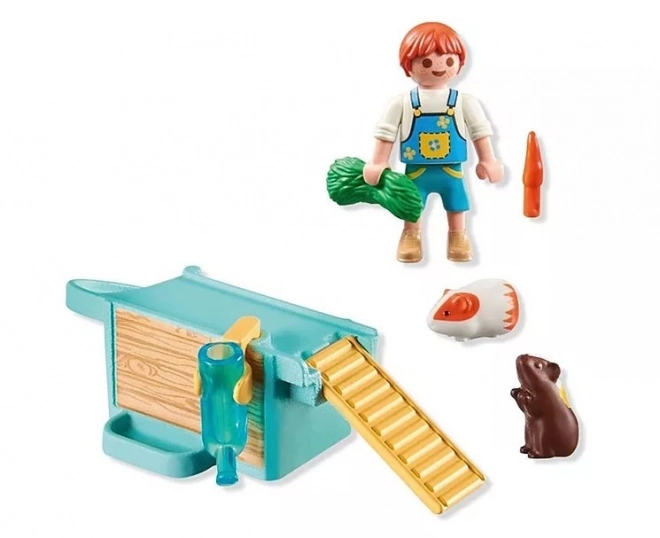 Set figurica My Life dječak sa zamorcima