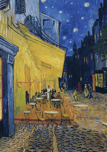 Puzzle Art Collection – terasa kafića noću 1000 dijelova