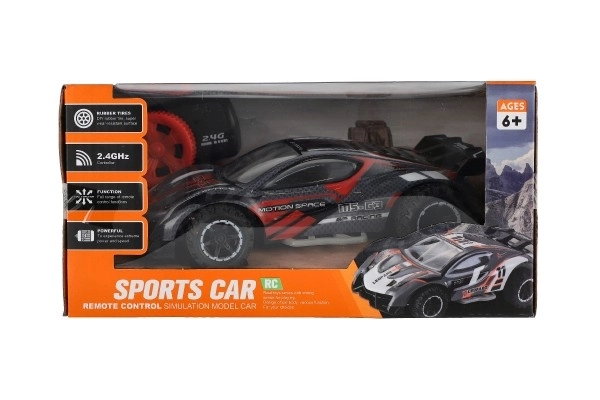 RC sportski auto 2,4GHz sivo-tirkizno 20cm – Sivo-crveno