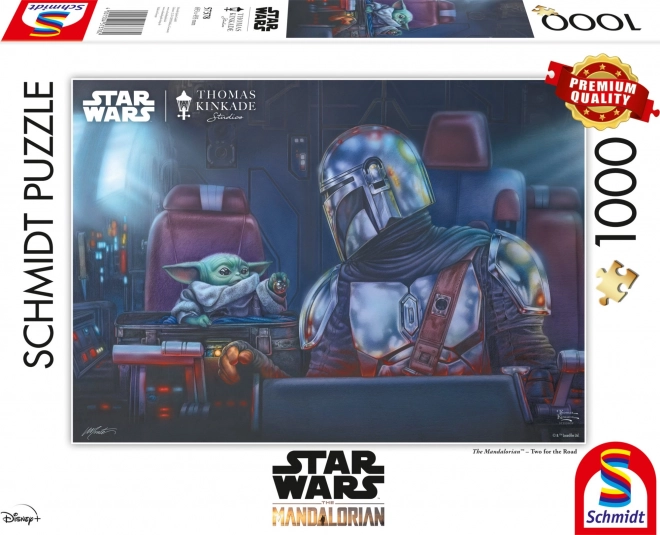 Puzzle Mandalorian: Dva na putu 1000 komada