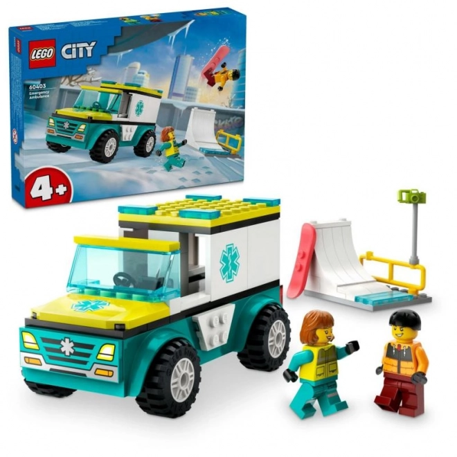 LEGO® City 60403 Hitna pomoć i snowboardaš