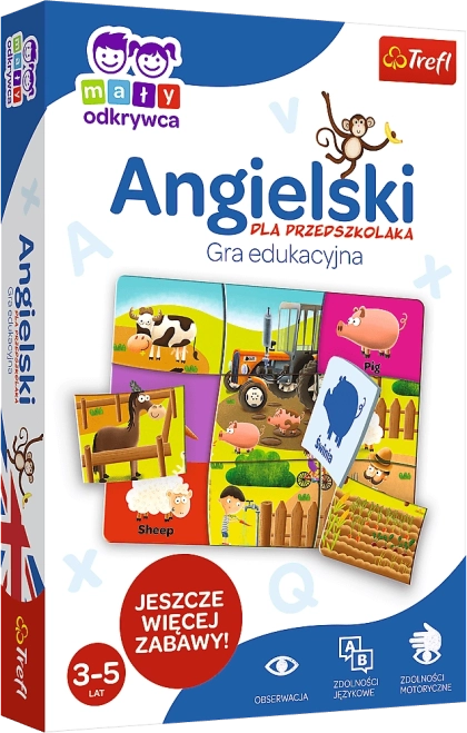 Edukativna igra Engleski za predškolce - Mali Istraživač Trefl