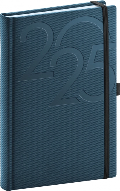 NOTIQUE Dnevni planer Ajax 2025, plavi, 15 x 21 cm