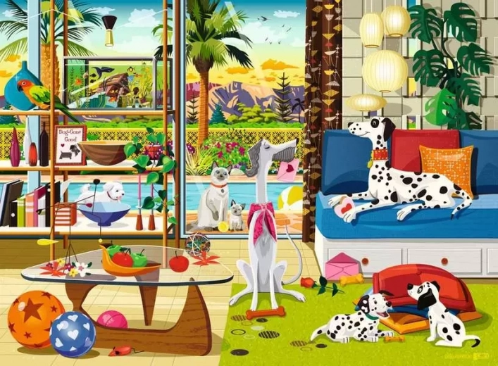 Ravensburger kućni ljubimci iz Palm Springsa 500 dijelova