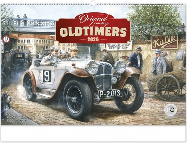 Zidni kalendar Oldtimers Václav Zapadlík 2026