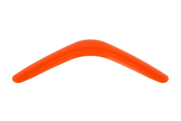 Bumerang plast 28cm 3 boje