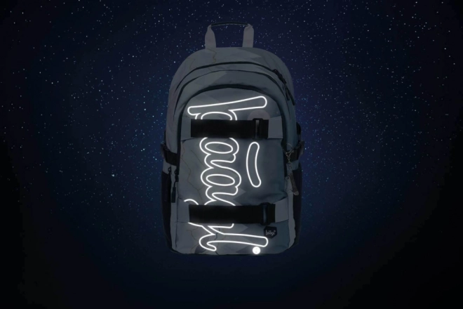 BAAGL Školski ruksak Skate Moon