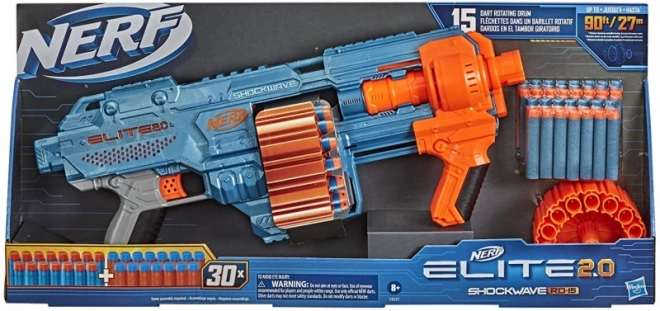 Pištolj Nerf Shockwave RD-15 s mecima