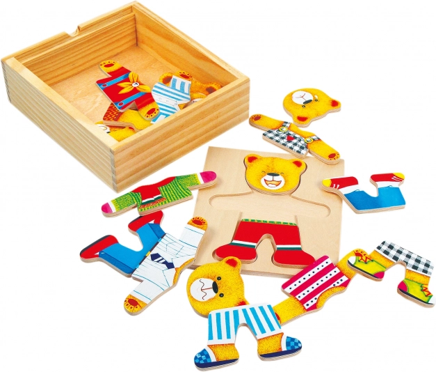 Bino puzzle sa ormarićem i medvjedićem