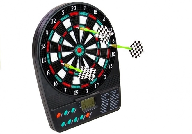 Elektronska meta digitalna 20x26cm + 3 strelice plast na baterije sa zvukom u kutiji 21x27x4cm