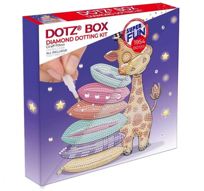 Dijamantna mozaik - jastuk sa žirafom