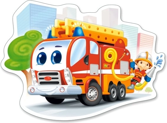 Maxi puzzle 12 dijelova – vatrogasno vozilo