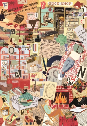 Puzzle Clementoni More is More: Knjige i Pisanje 1000 dijelova