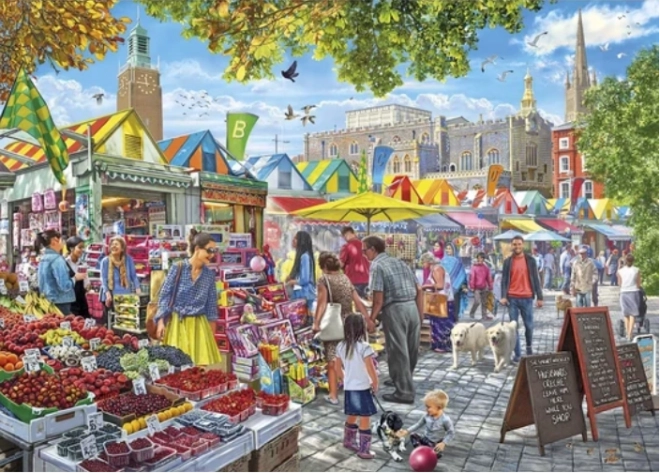 Puzzle Tržnice u Norwichu 1000 dijelova