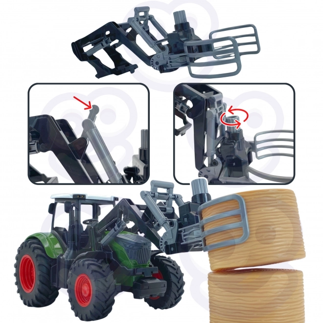 Set poljoprivrednih strojeva mini traktor farma WOOPIE