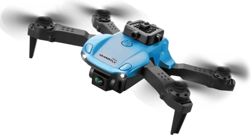 Mini sklopivi RC dron bez kamere SMARTLY, plavi