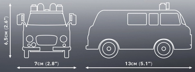 Konstruktivni građevinski set automobila Barkas B1000 SMH3