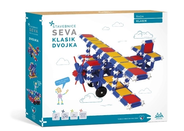 Slagalica SEVA KLASIK Dvojka plast 366 kom u kutiji 36x33,5x5cm