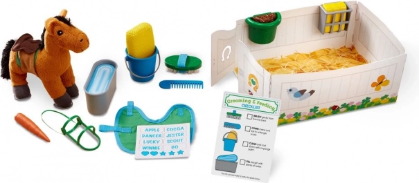 njegujući set s plišanom konjićem za djecu 3+
