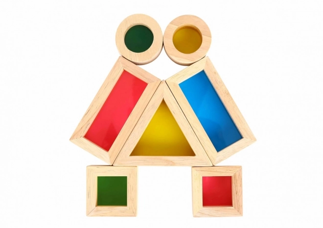 Drvene šarene zrcalne kocke TOOKY TOY