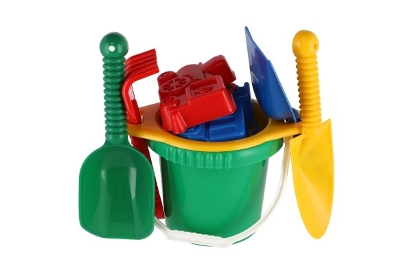 Kanta sa sítom lopatica trgovčeva lopatica grabljice plastika u mrežici 20x28x12cm 12m+