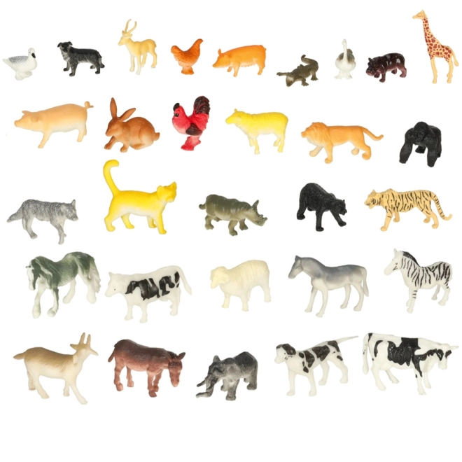 Zoo životinjske figure - 51 komada
