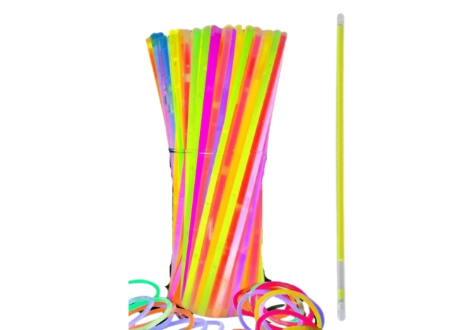 Fluorescentne trake 100 komada mnogo boja svijetle u mraku