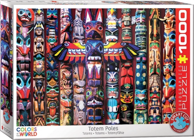 EUROGRAPHICS Puzzle Indijanski totemi 1000 komada