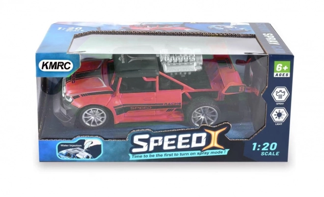 RC auto 1:20 s efektom dima crvene