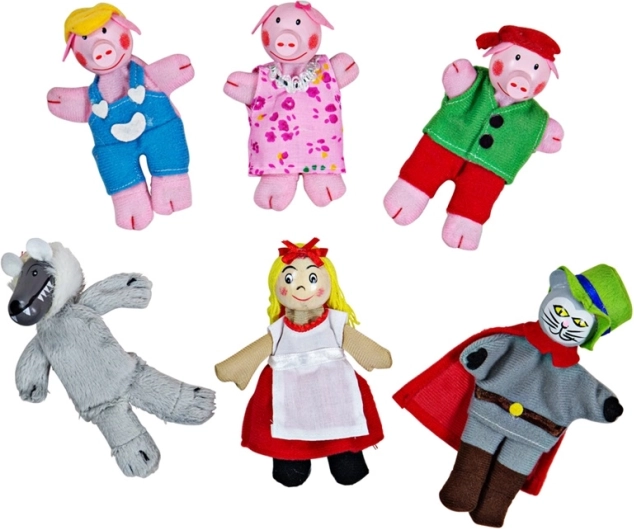 Lutkice za prste bajkoviti likovi Bigjigs Toys