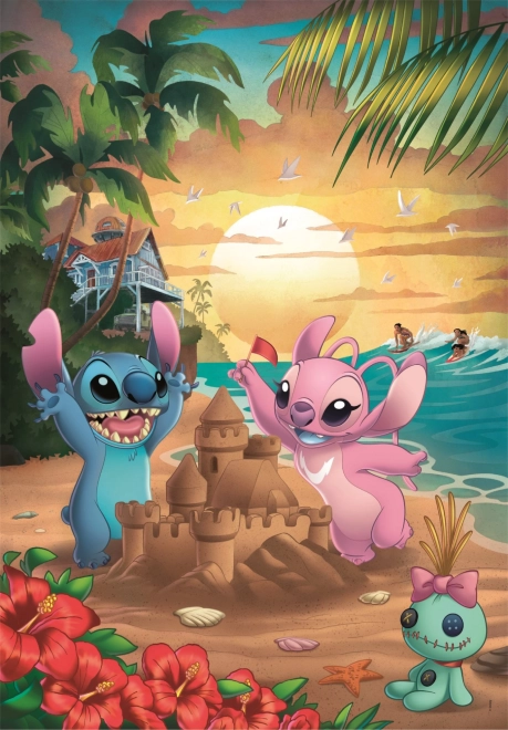 CLEMENTONI Puzzle Lilo & Stitch: Stitch i Angel 500 dijelova