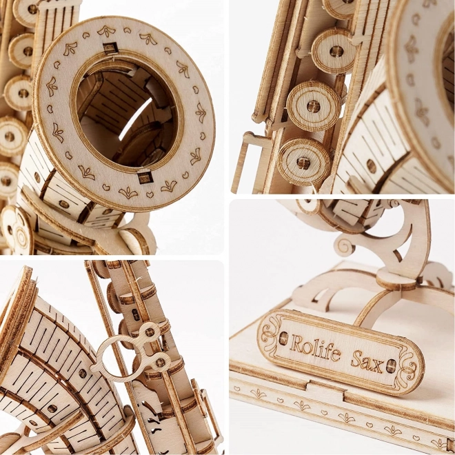 Saksofon - 3D drvena maketa