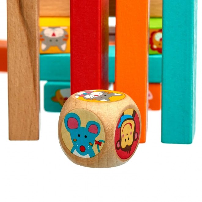 Lucy & Leo „Pogodi tko“ - dječja drvena igra Jenga