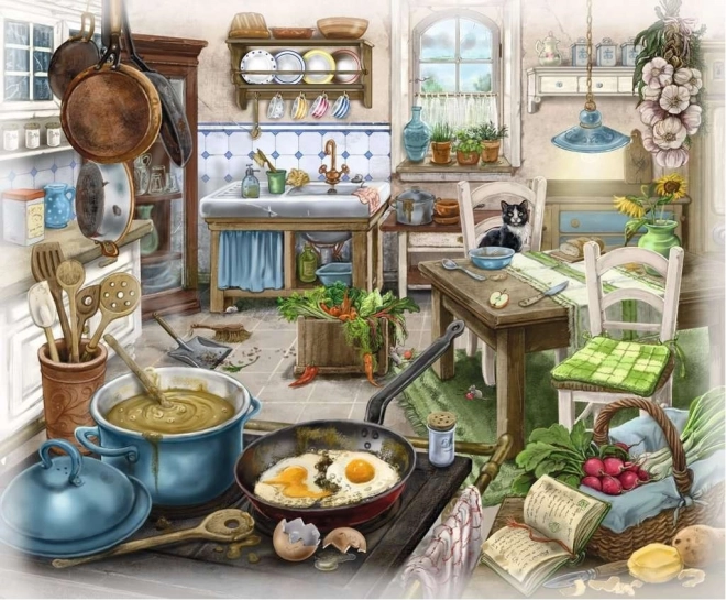 Ravensburger bijeg igra EXIT puzzle Strašno imanje: U dnevnoj sobi 99 dijelova